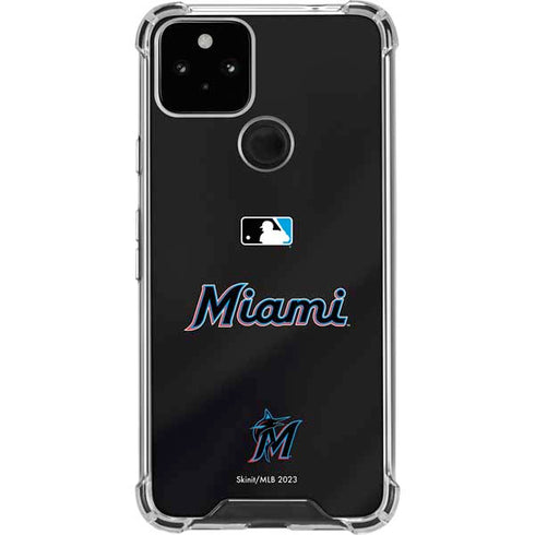 MLB Miami Marlins Jersey Alternate Google Pixel 5 Clear Case